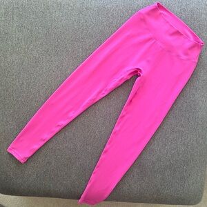 stori Pink Full Length Workout Leggings Size 6 NWOT